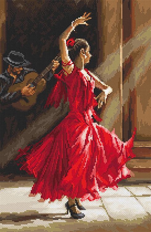 

Набор для вышивания LetiStitch Фламенко
