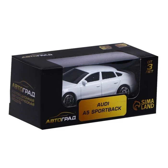 

Автоград Audi A5, 1:64, белый 344012