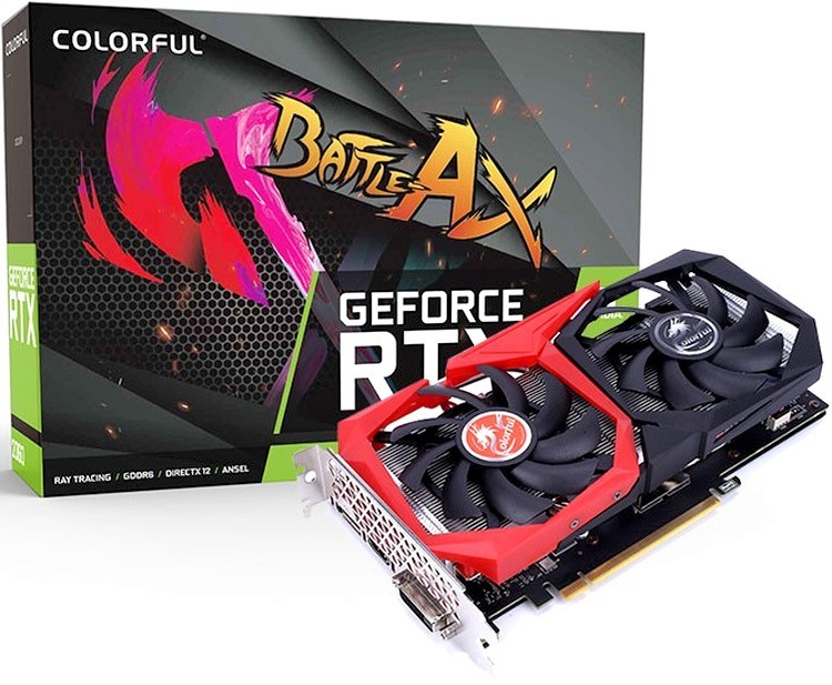 фото Видеокарта colorful nvidia geforce rtx 2060 (rtx 2060 nb v2-v)