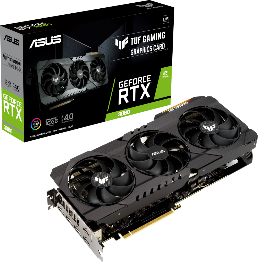 фото Видеокарта asus nvidia geforce rtx 3080 (tuf-rtx3080-12g-gaming)