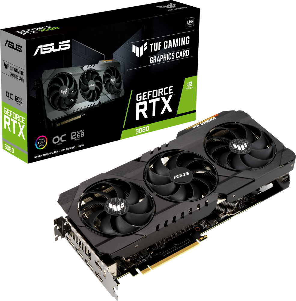 фото Видеокарта asus nvidia geforce rtx 3080 (tuf-rtx3080-o12g-gaming)