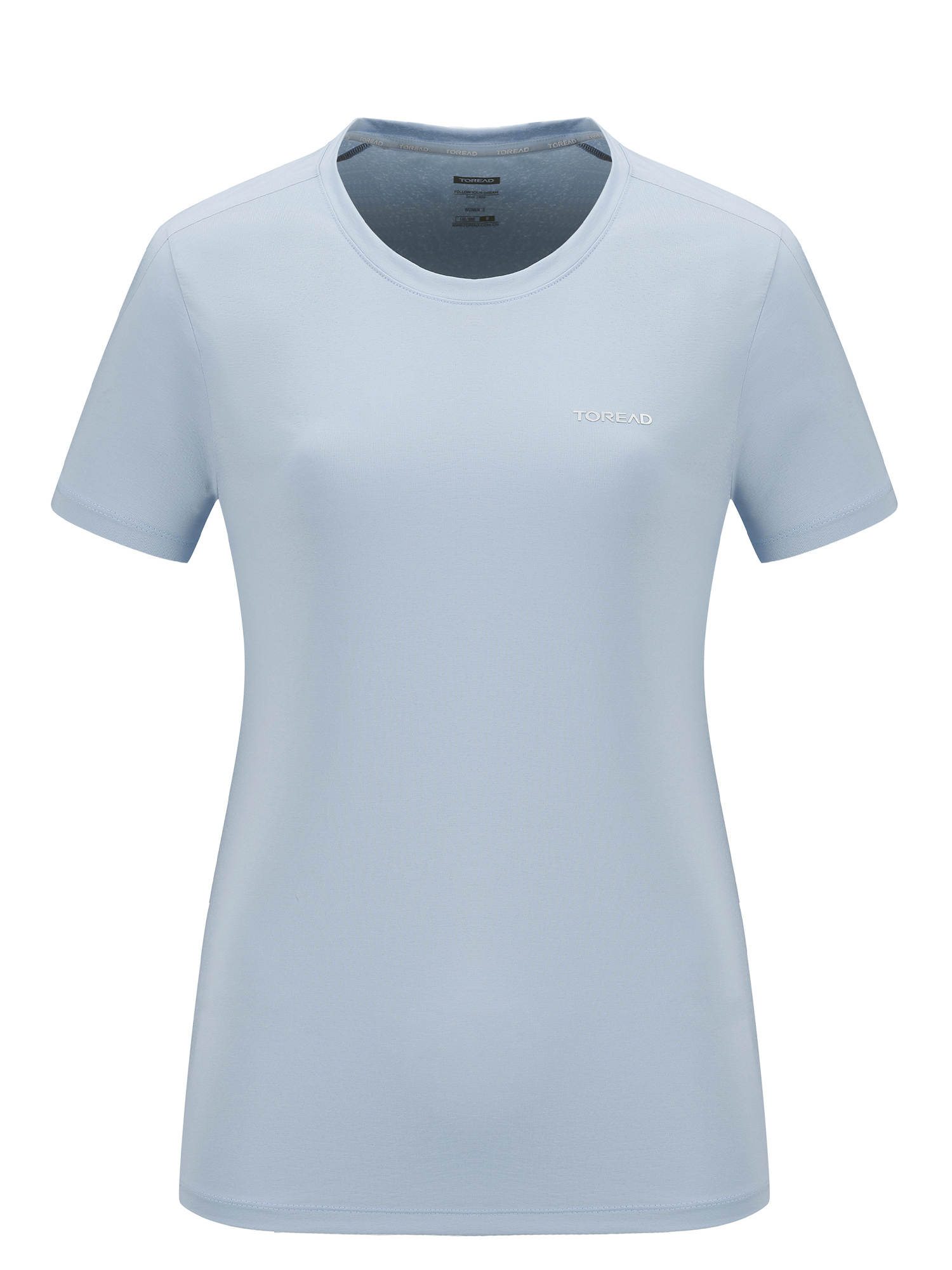 Футболка женская Toread Women's Running Training Short-Sleeve T-Shirt голубая M