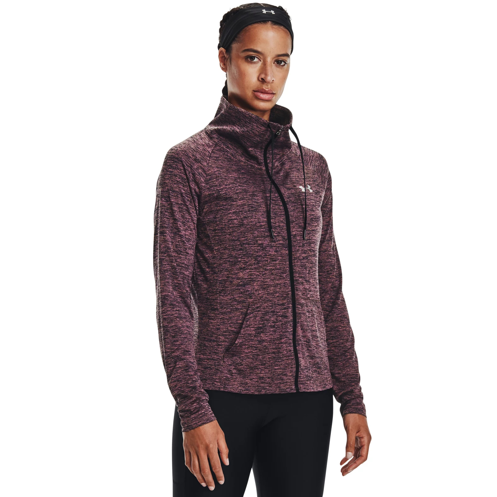 фото Толстовка женская under armour 1321392 фиолетовая 46 ru