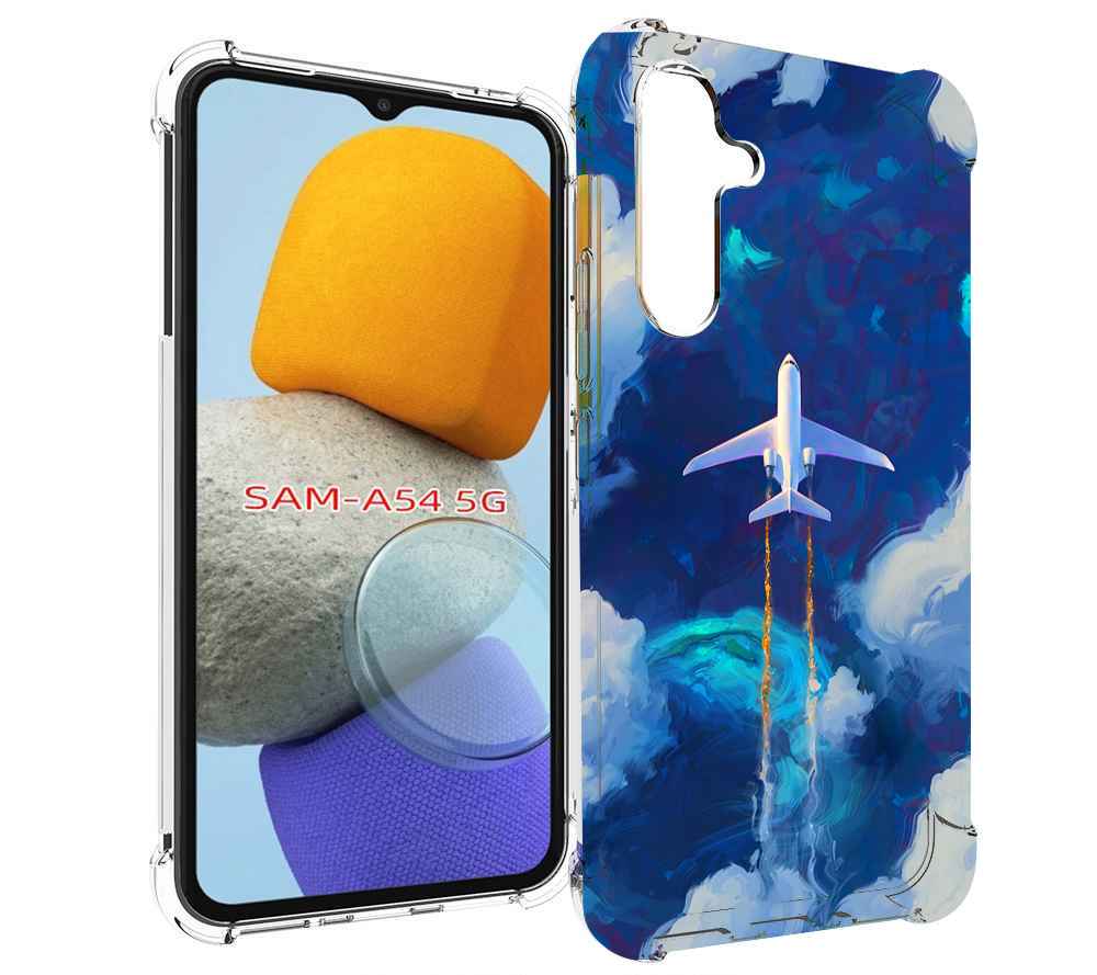 

Чехол MyPads самолет-в-небе-рисунок для Samsung Galaxy A54, Tocco