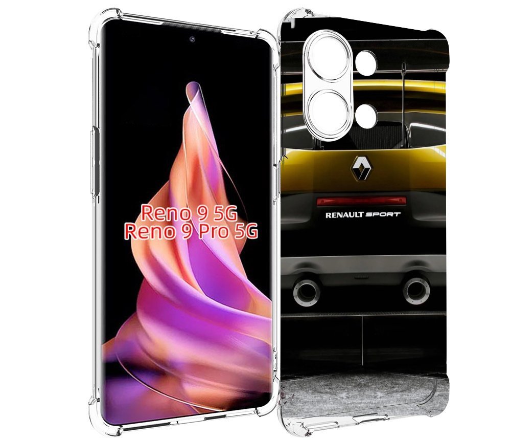 

Чехол MyPads renault-рено-3 мужской для Oppo Reno 9/Reno 9 Pro, Прозрачный, Tocco