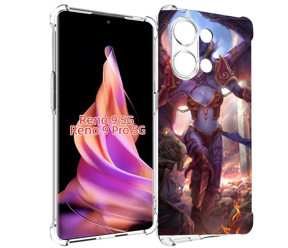 

Чехол MyPads queen of pain dota 2 для Oppo Reno 9/Reno 9 Pro, Прозрачный, Tocco