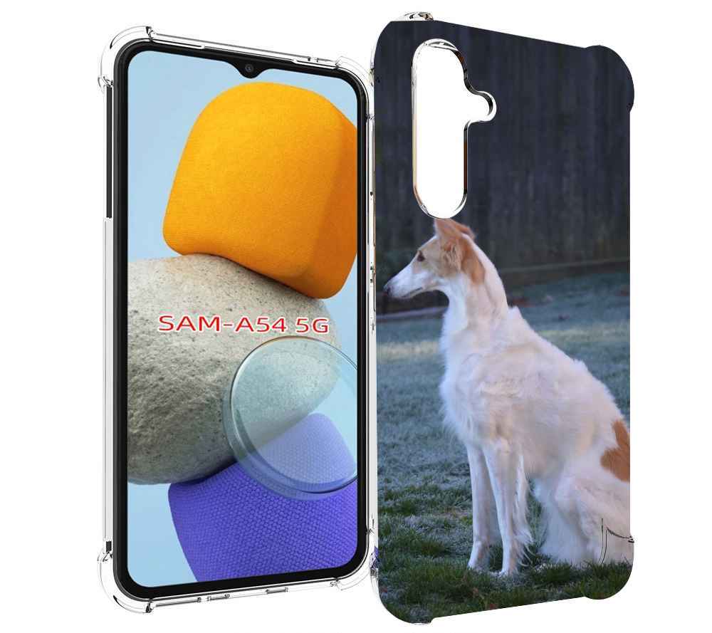

Чехол MyPads русская псовая борзая для Samsung Galaxy A54, Tocco