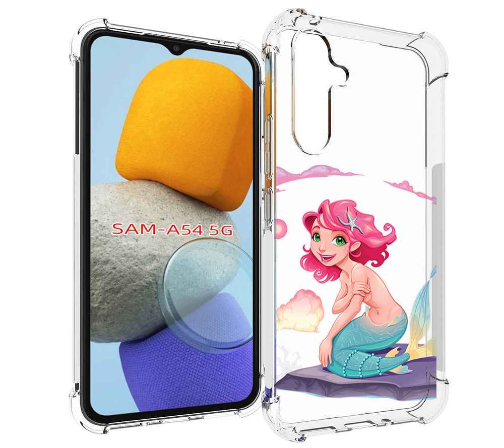 

Чехол MyPads русалочка для Samsung Galaxy A54, Tocco