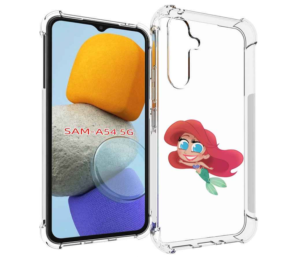 

Чехол MyPads русалка-мулатка для Samsung Galaxy A54, Tocco