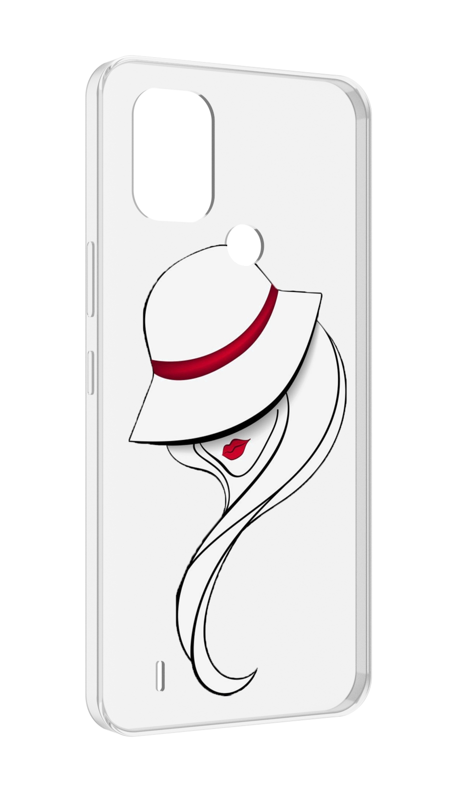 

Чехол MyPads Лого женский для Nokia C31, Прозрачный, Tocco