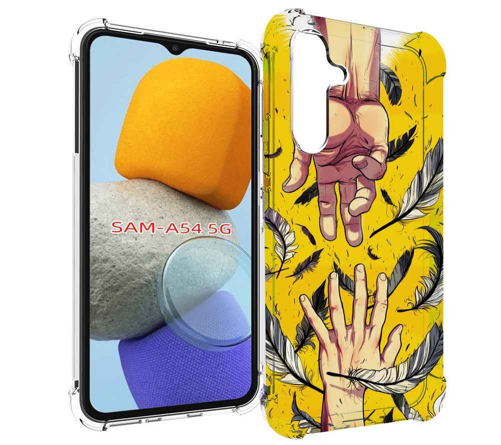 

Чехол MyPads рука-в-руку для Samsung Galaxy A54, Tocco