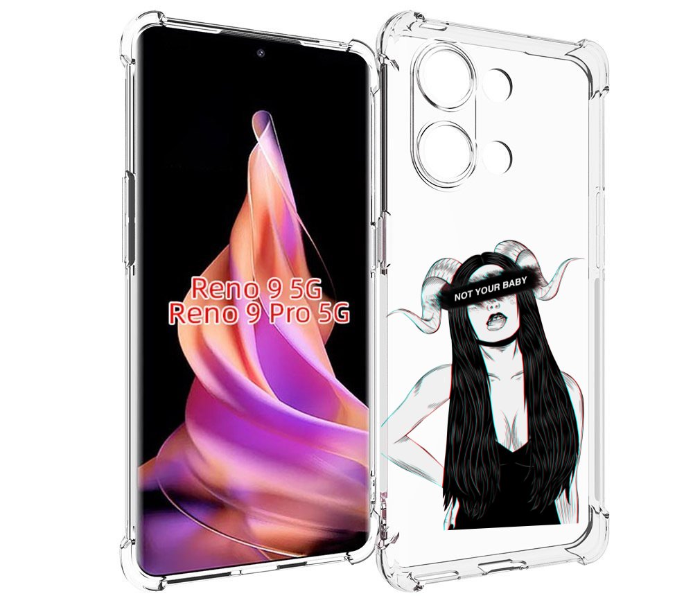 

Чехол MyPads not-your для Oppo Reno 9/Reno 9 Pro, Прозрачный, Tocco