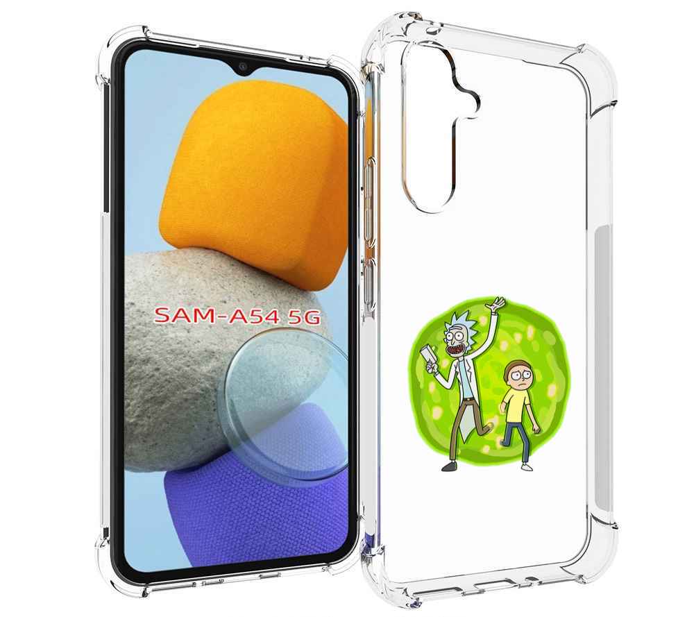 

Чехол MyPads рик-и-морти-в-кружке для Samsung Galaxy A54, Tocco