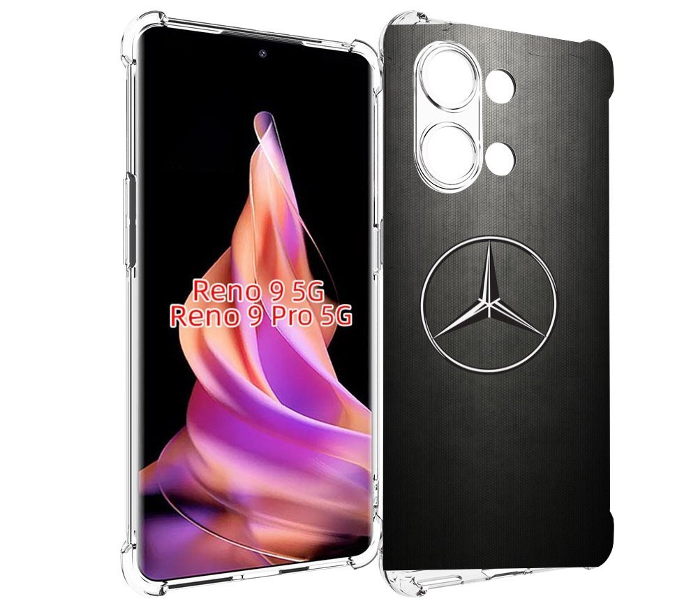 

Чехол MyPads mercedes мерседес 3 мужской для Oppo Reno 9/Reno 9 Pro, Прозрачный, Tocco