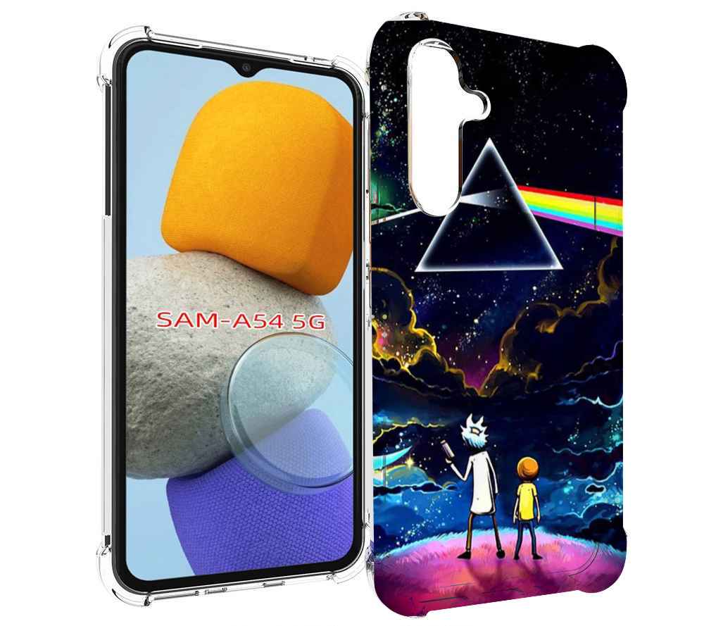 

Чехол MyPads рик и морти в космосе для Samsung Galaxy A54, Tocco