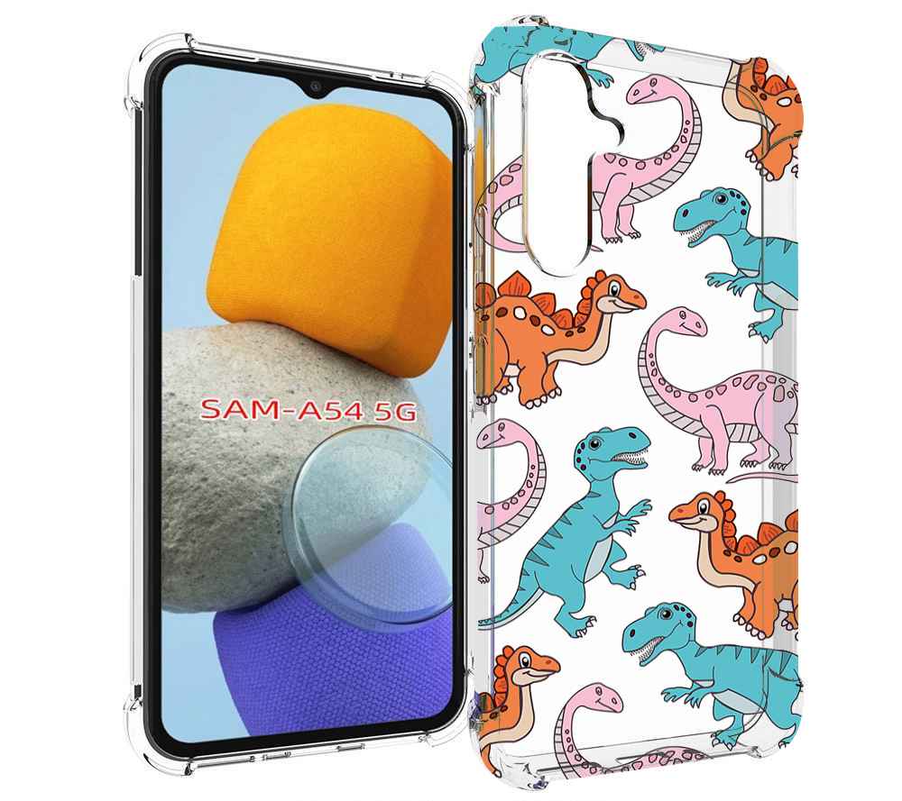 

Чехол MyPads разные-динозаврики для Samsung Galaxy A54, Tocco