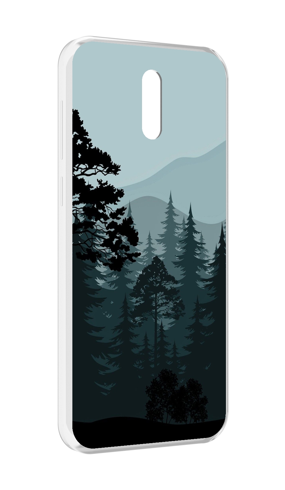 

Чехол MyPads темный лесочек для Alcatel 3L (2019), Прозрачный, Tocco