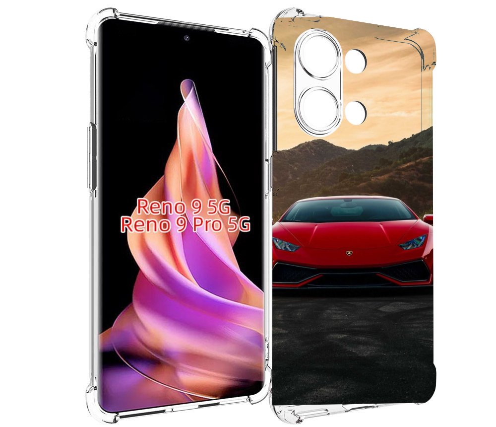 

Чехол MyPads lamborghini ламборгини 1 мужской для Oppo Reno 9/Reno 9 Pro, Прозрачный, Tocco