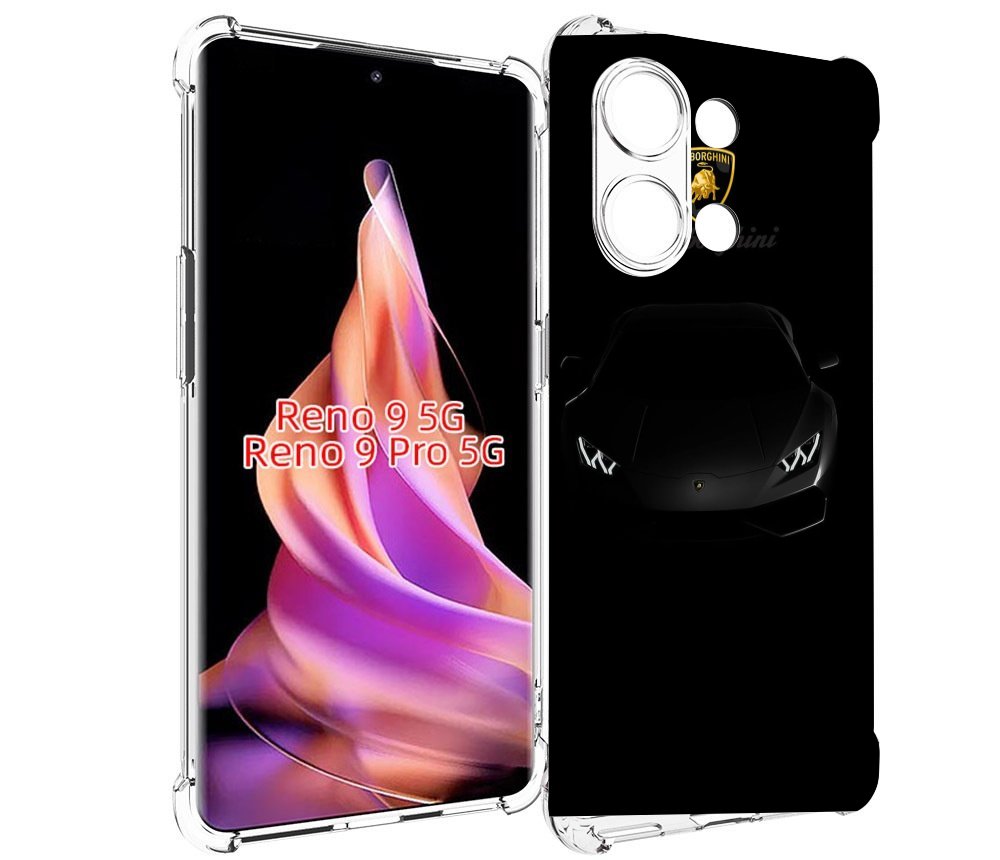 

Чехол MyPads lambo ламба 4 мужской для Oppo Reno 9/Reno 9 Pro, Прозрачный, Tocco