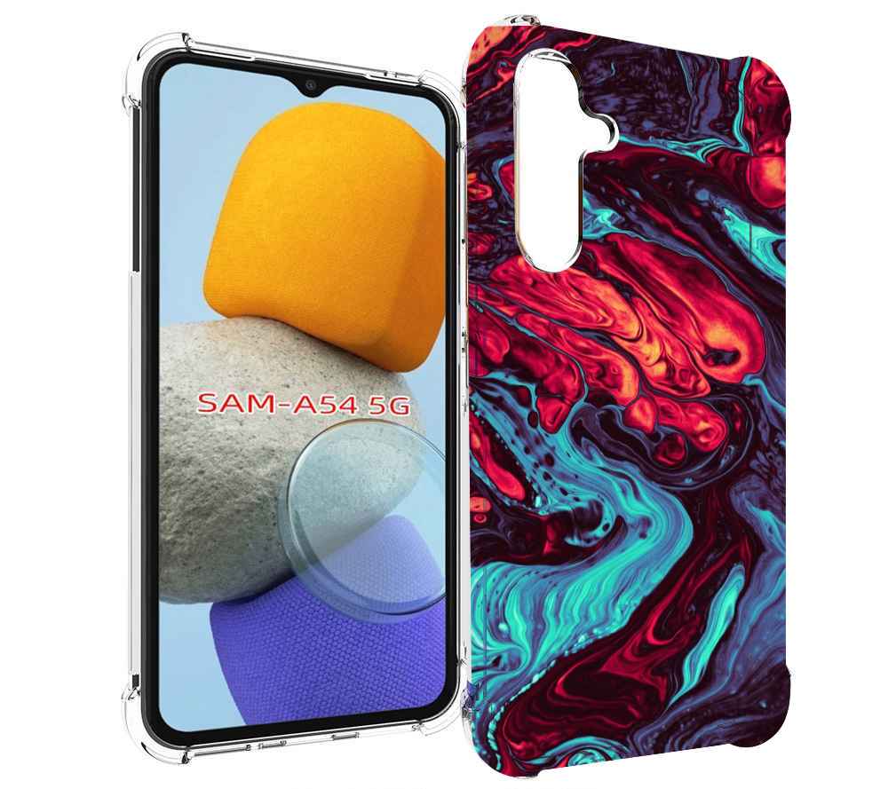 

Чехол MyPads разбавленная краска для Samsung Galaxy A54, Tocco