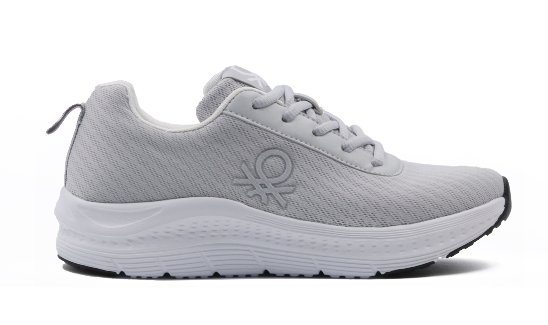 

Кроссовки женские United Colors of Benetton BTW317901 серые 40 EU, Серый, Cleat
