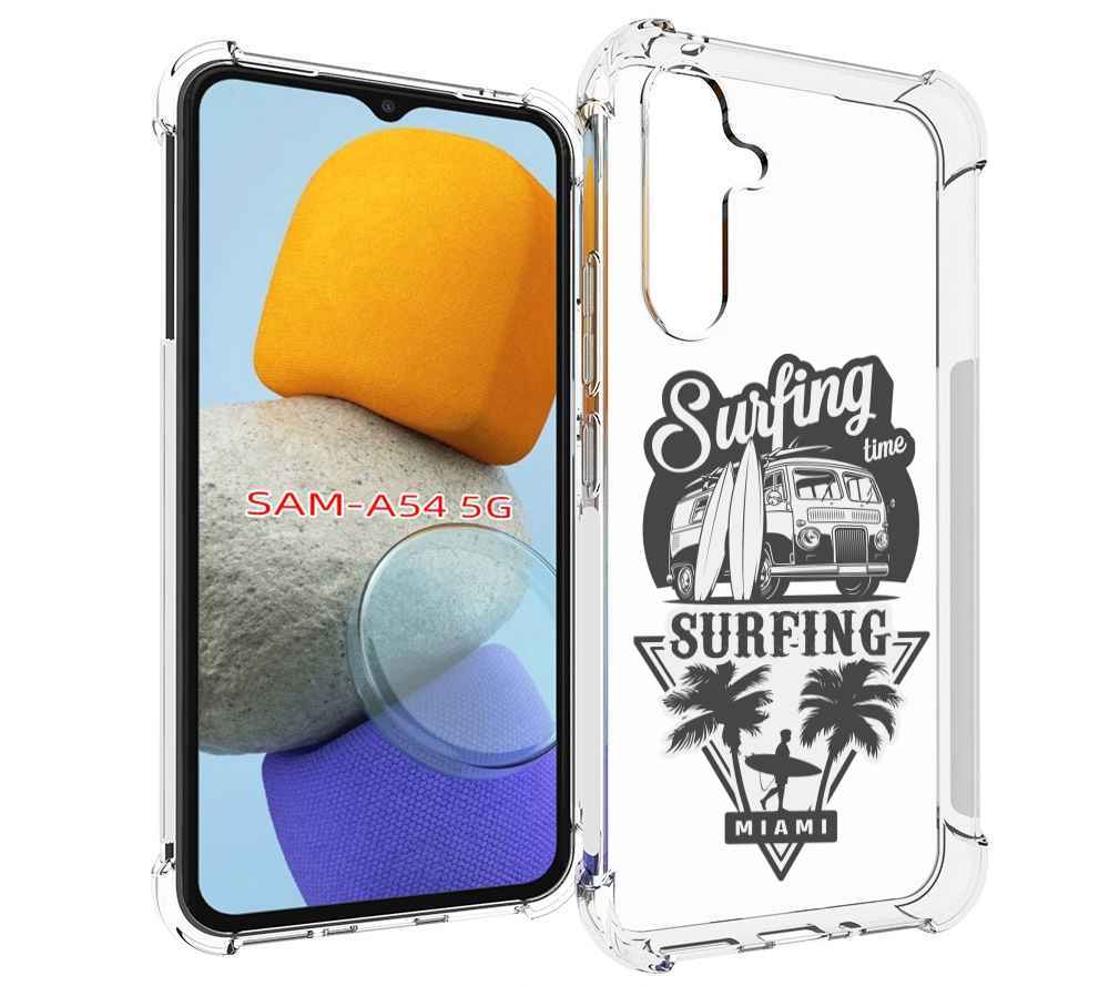 

Чехол MyPads путешествие-на-фургочике для Samsung Galaxy A54, Tocco