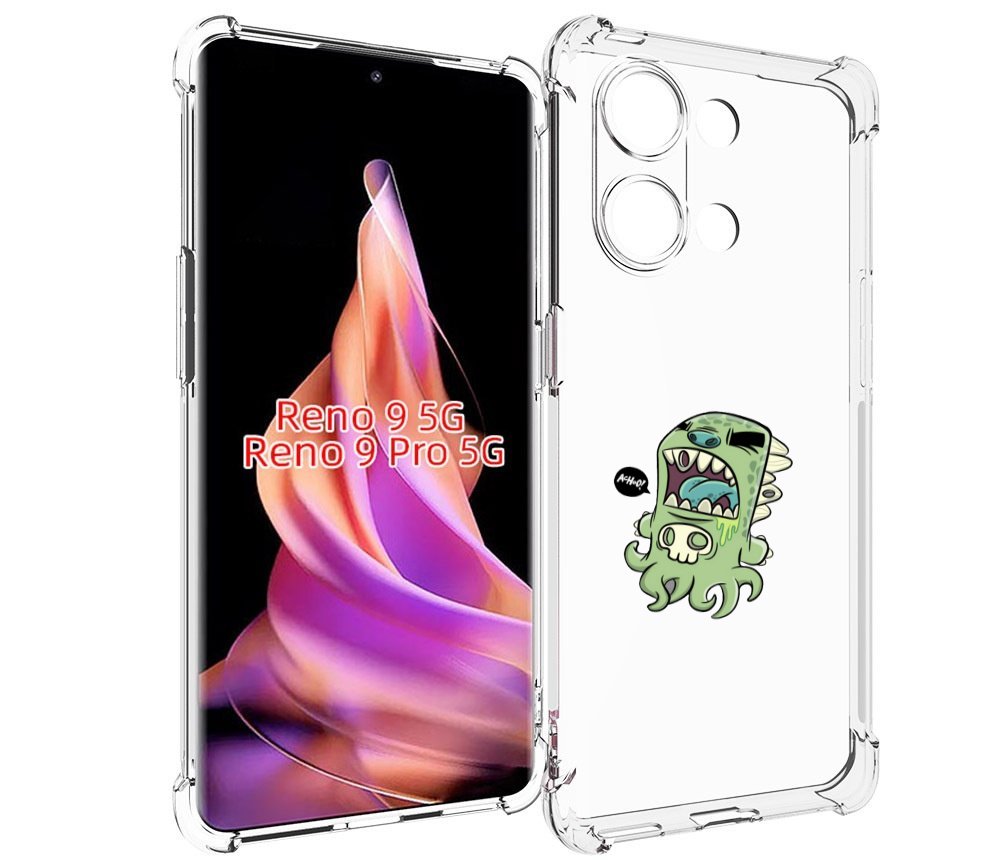 

Чехол MyPads crop для Oppo Reno 9/Reno 9 Pro, Прозрачный, Tocco