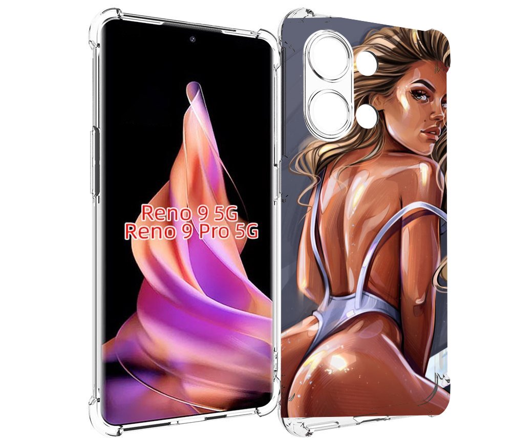 

Чехол MyPads craigos-art для Oppo Reno 9/Reno 9 Pro, Прозрачный, Tocco
