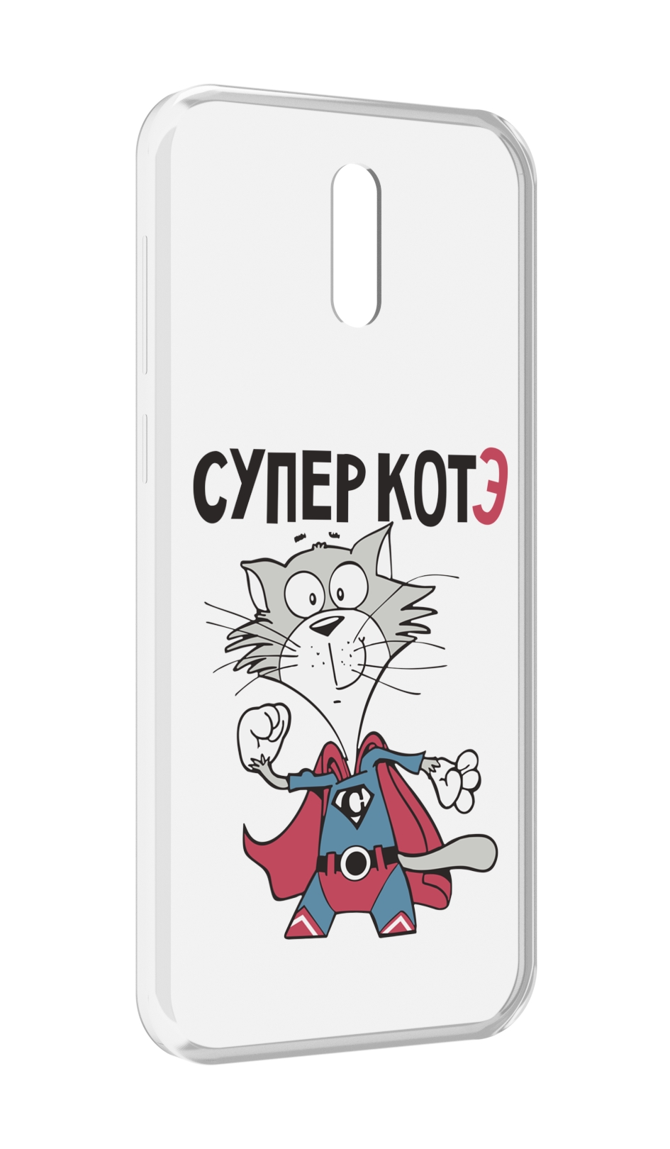 

Чехол MyPads супер-котэ для Alcatel 3L (2019), Прозрачный, Tocco