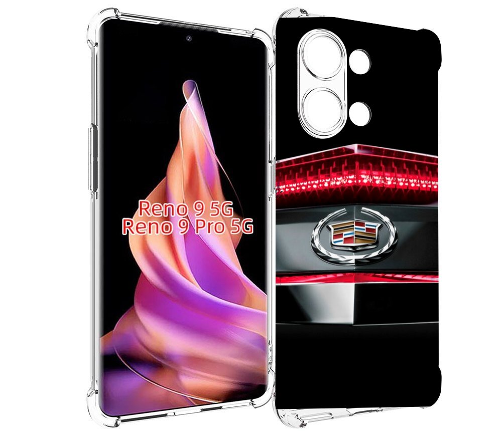 

Чехол MyPads cadillac-кадилак-1 мусжкой для Oppo Reno 9/Reno 9 Pro, Прозрачный, Tocco