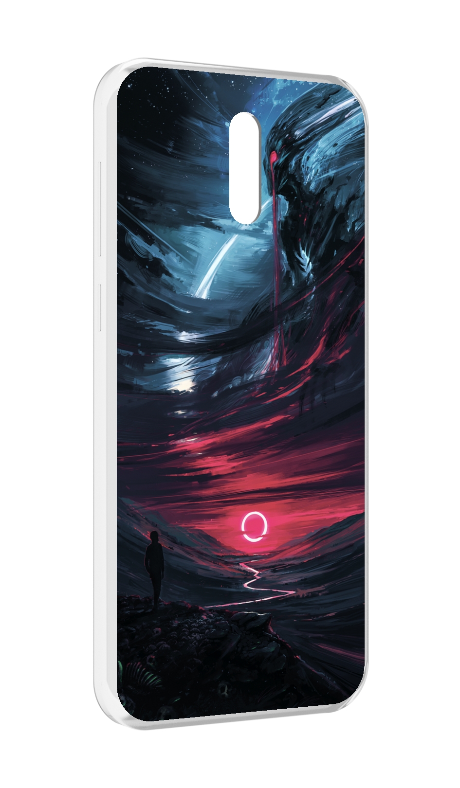

Чехол MyPads страшный мир для Alcatel 3L (2019), Прозрачный, Tocco