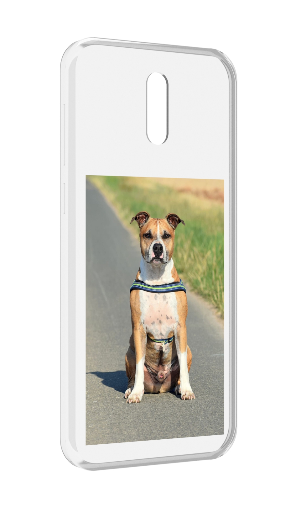 

Чехол MyPads стаффорд терьер для Alcatel 3L (2019), Прозрачный, Tocco