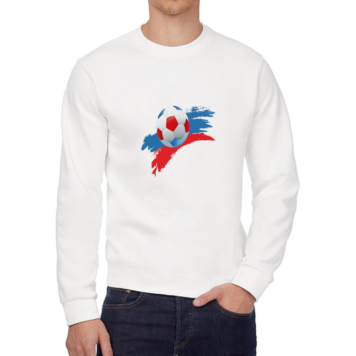 

Свитшот унисекс CoolPodarok W042787 белый 58 RU, 8W042787
