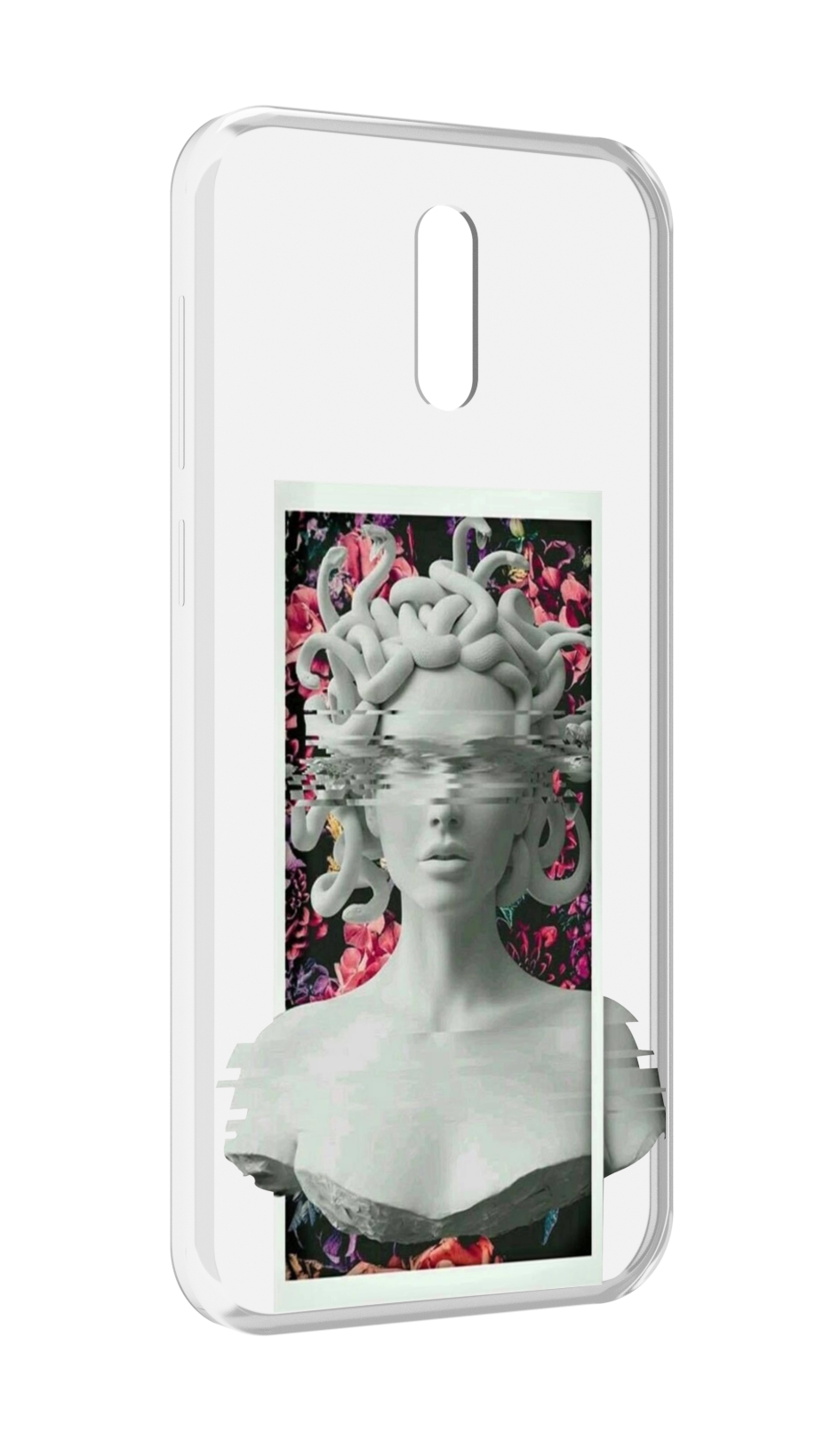 

Чехол MyPads статуя-медузы для Alcatel 3L (2019), Прозрачный, Tocco