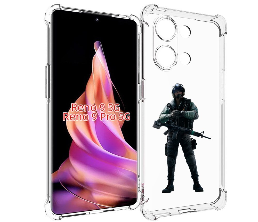 

Чехол MyPads Tom-Clancy's-Rainbow-Six-2 для Oppo Reno 9/Reno 9 Pro, Прозрачный, Tocco