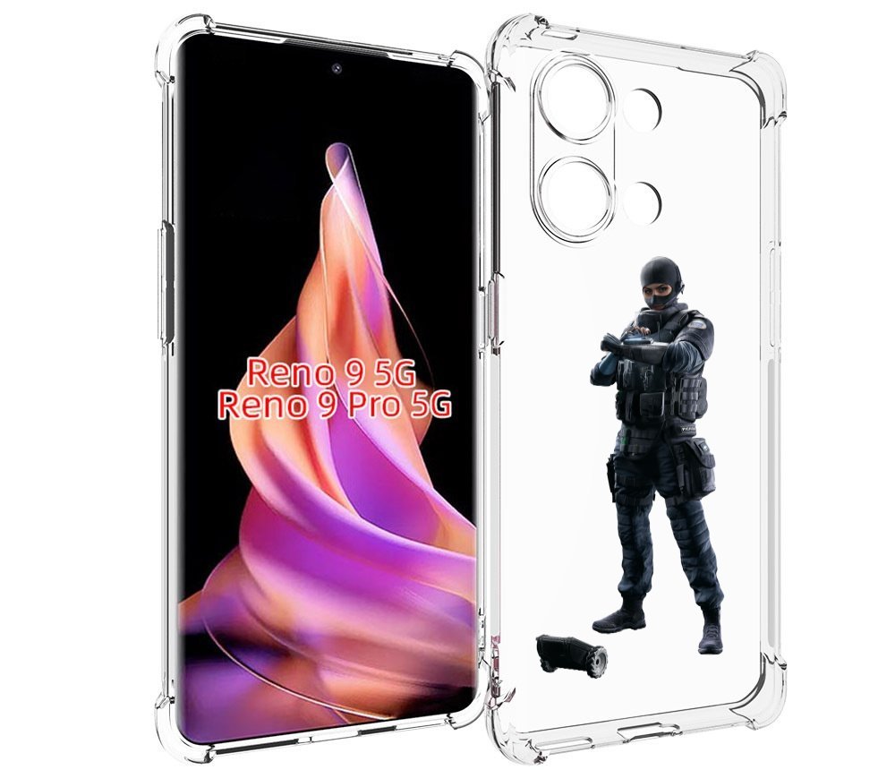 

Чехол MyPads Tom-Clancy's-Rainbow-Six-1 для Oppo Reno 9/Reno 9 Pro, Прозрачный, Tocco