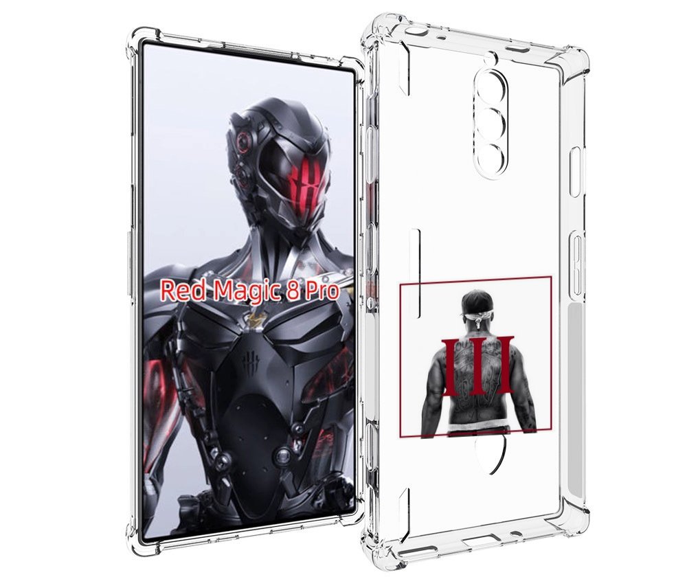 

Чехол MyPads 50 Cent - Straight Outta The Hood III для ZTE Nubia Red Magic 8 Pro / Red ..., Tocco