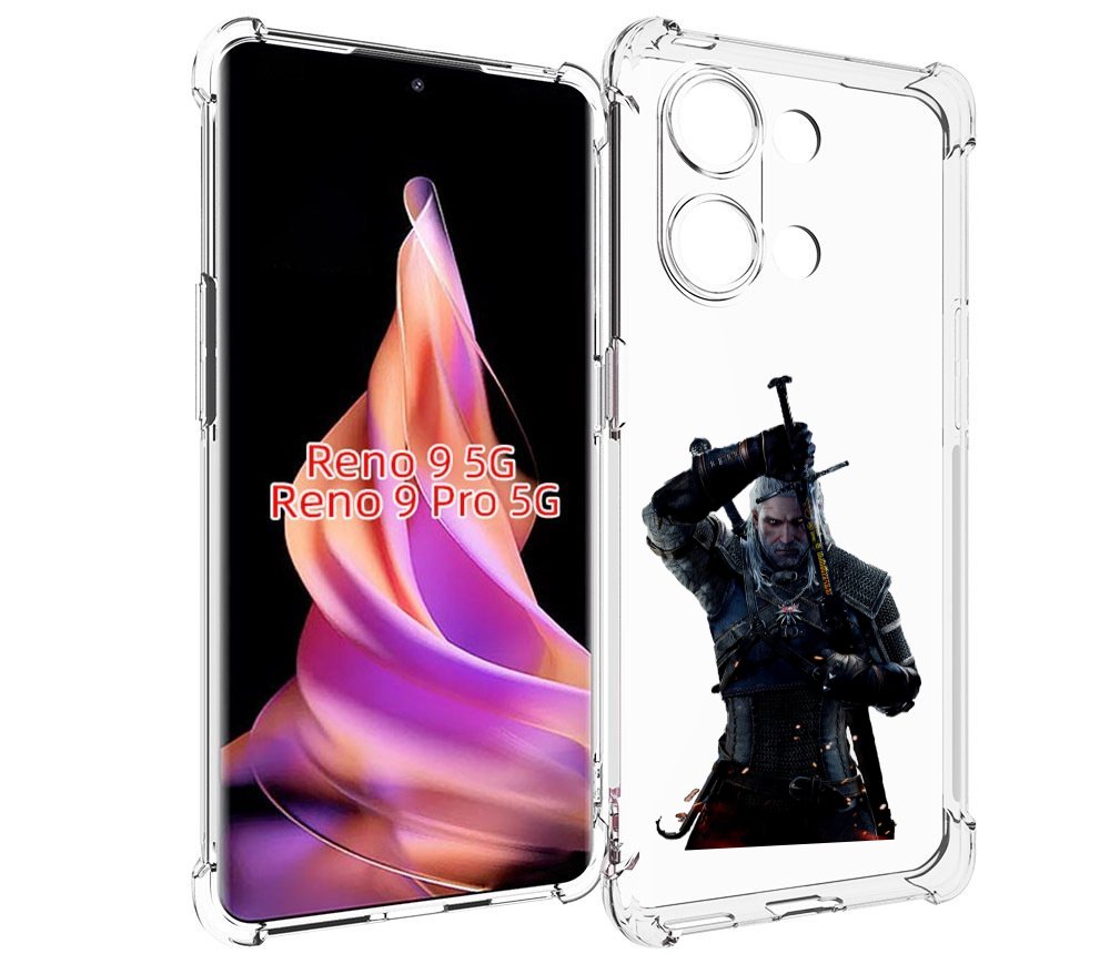 

Чехол MyPads The-Witcher-3-Ведьмак для Oppo Reno 9/Reno 9 Pro, Прозрачный, Tocco