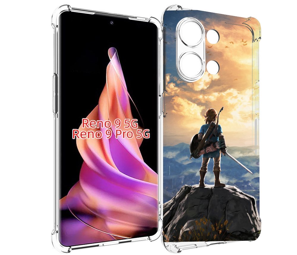 

Чехол MyPads The Legend of Zelda для Oppo Reno 9/Reno 9 Pro, Прозрачный, Tocco
