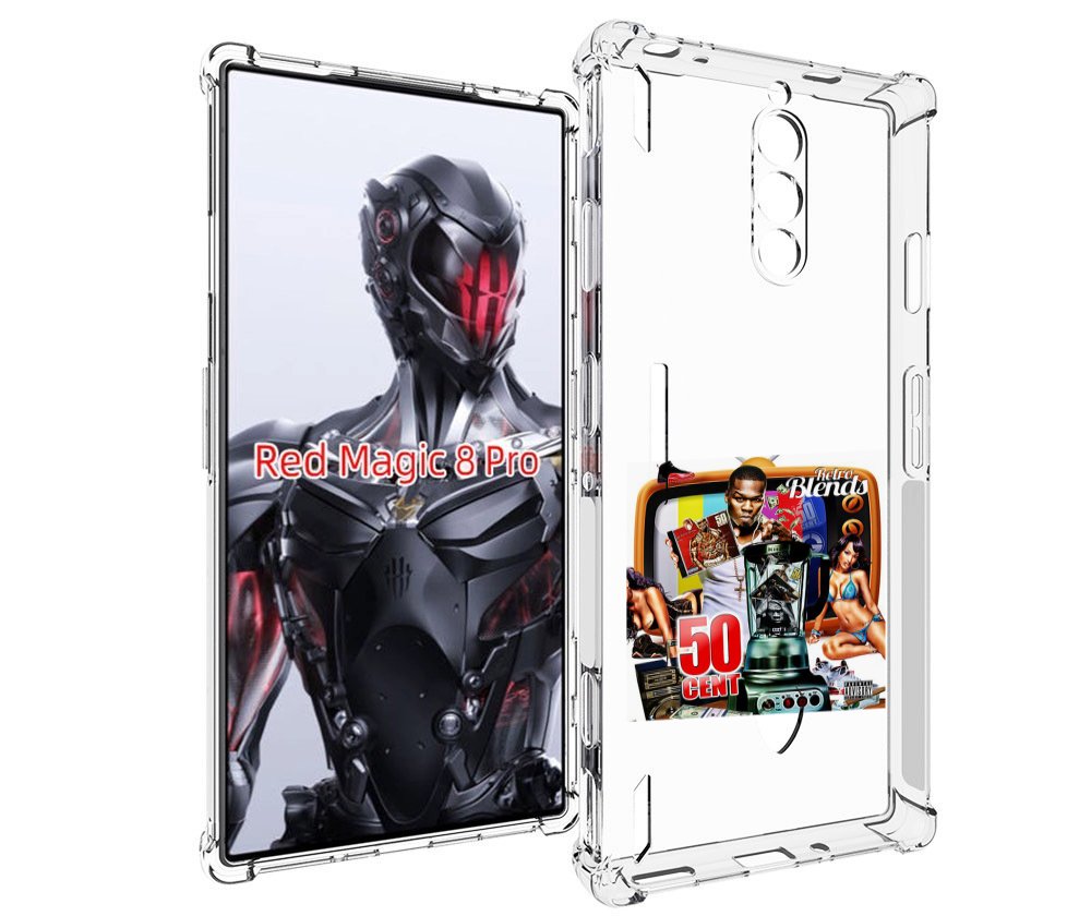 Чехол MyPads 50 Cent - Retro 50 Cent Blends для ZTE Nubia Red Magic 8 Pro / Red Magic 8...