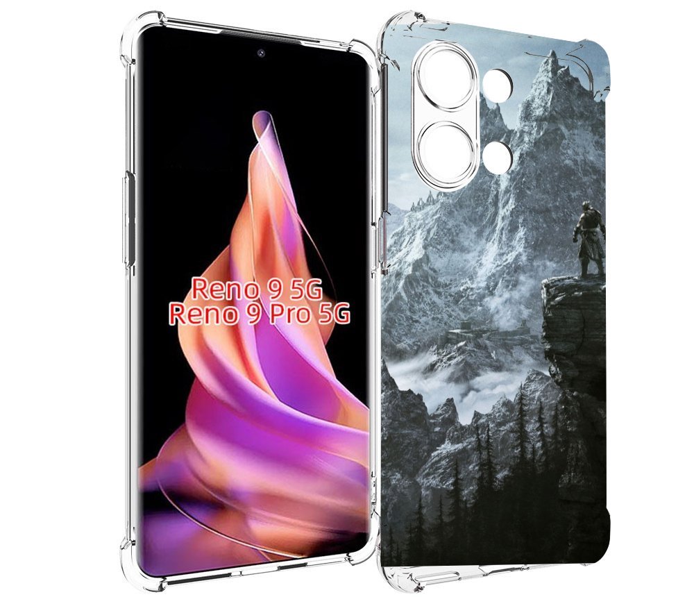 

Чехол MyPads The Elder Scrolls V Skyrim для Oppo Reno 9/Reno 9 Pro, Прозрачный, Tocco