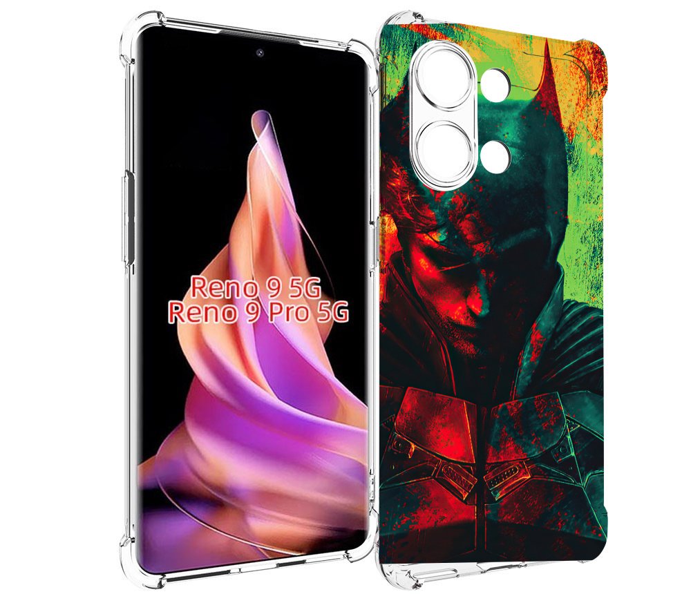 

Чехол MyPads The Batman для Oppo Reno 9/Reno 9 Pro, Прозрачный, Tocco