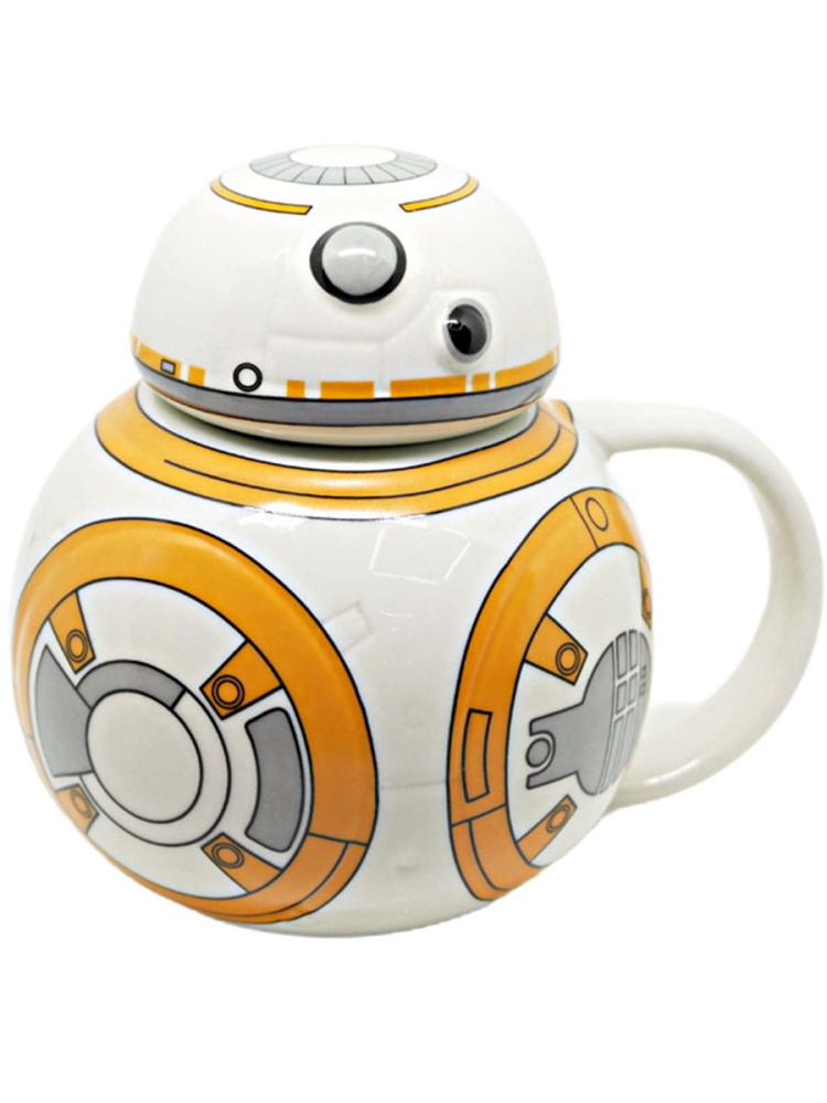 3D кружка с крышкой StarFriend Звездные войны дроид BB-8 Star Wars 350 мл