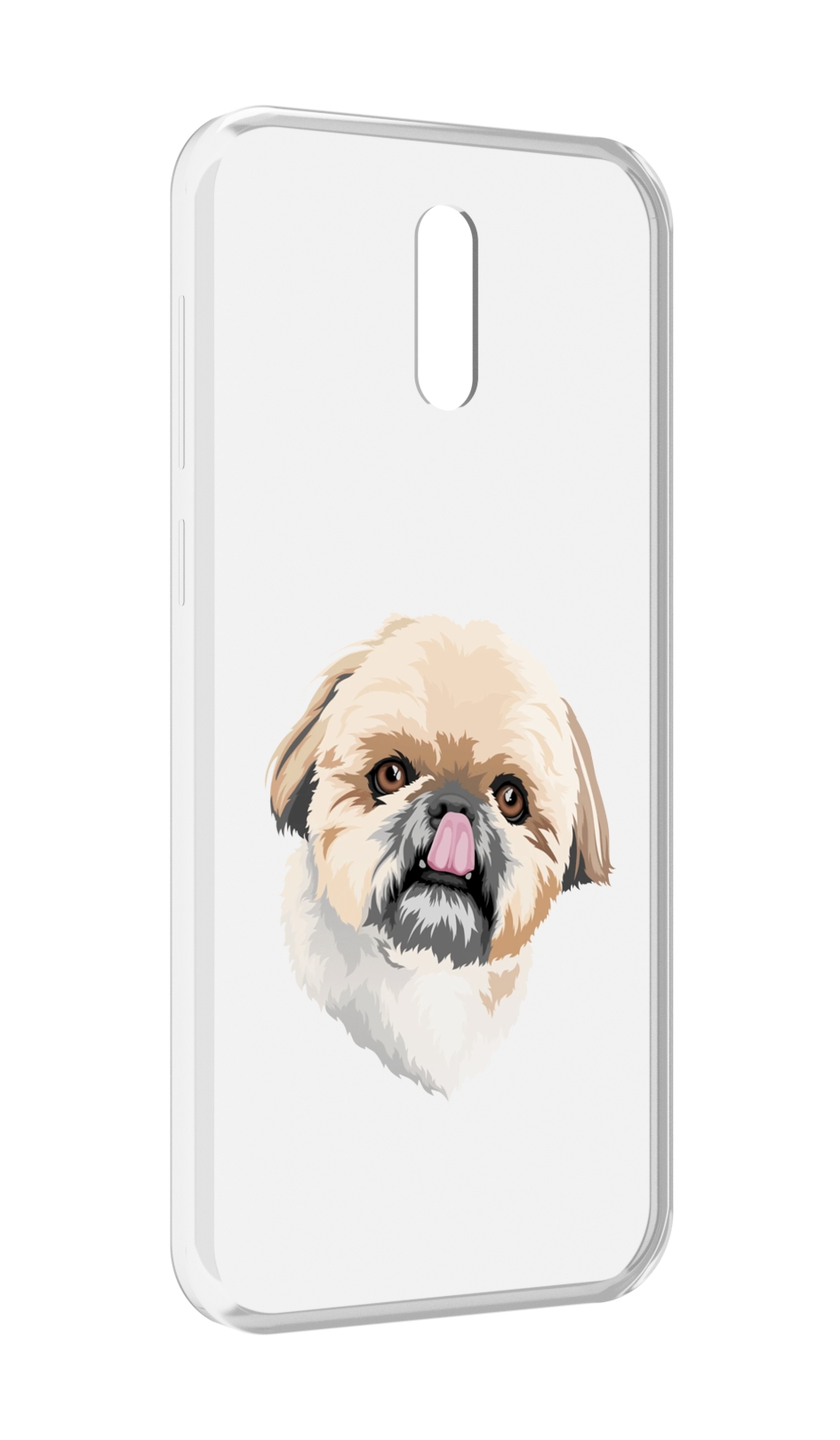 

Чехол MyPads собачка-с-язычком для Alcatel 3L (2019), Прозрачный, Tocco