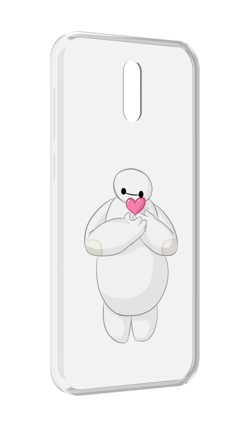 

Чехол MyPads снеговик-с-сердечком для Alcatel 3L (2019), Прозрачный, Tocco