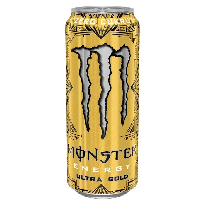 Энергетический напиток Monster Energy Ultra Gold со вкусом ананаса (Польша), 500 мл (3 шт)