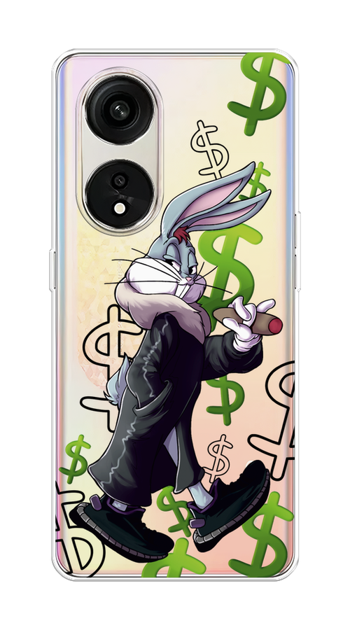 

Чехол на Oppo Reno 8T 5G "Rich Bugs Bunny", Зеленый;черный;голубой, 2513150-6