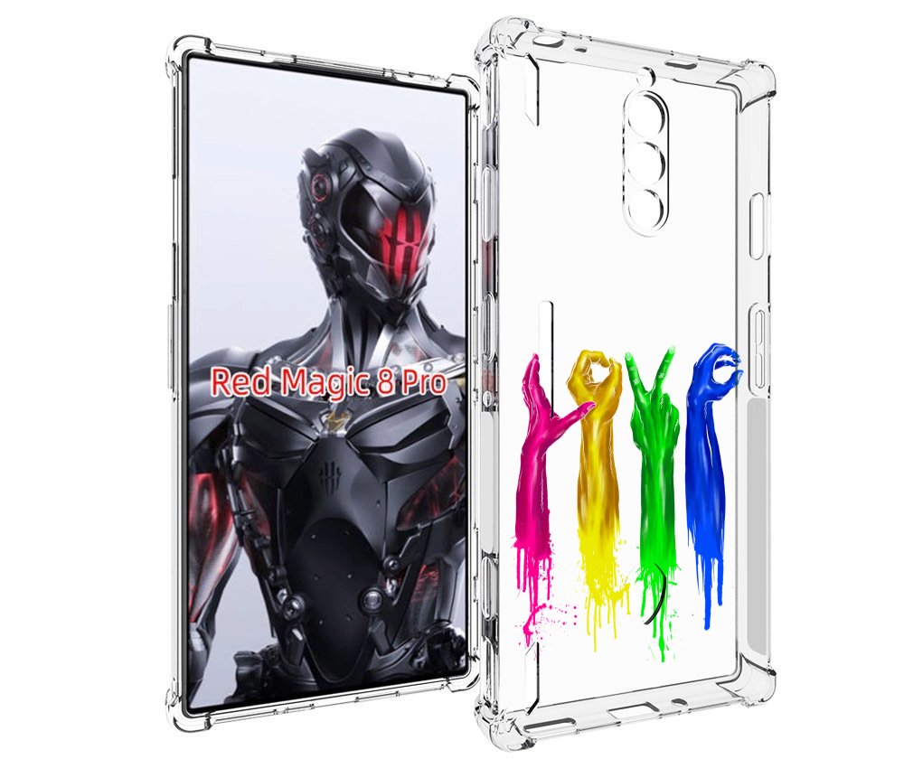 

Чехол MyPads яркие руки love для ZTE Nubia Red Magic 8 Pro / Red Magic 8 Pro Plus, Tocco