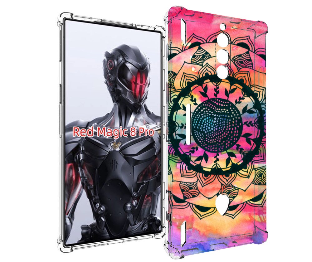 

Чехол MyPads яркая абстракция круглый цветок для ZTE Nubia Red Magic 8 Pro / Red Magic ..., Tocco