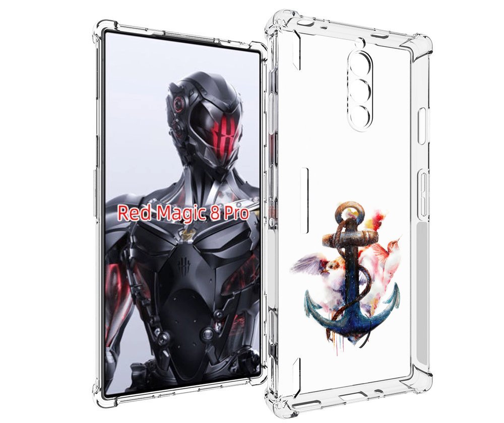 

Чехол MyPads якорь с птицами для ZTE Nubia Red Magic 8 Pro / Red Magic 8 Pro Plus, Tocco